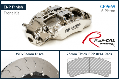 AP Racing Competition Brake Kit (Front 9669/390mm) for Porsche 992 Turbo, Turbo S, Carrera GTS