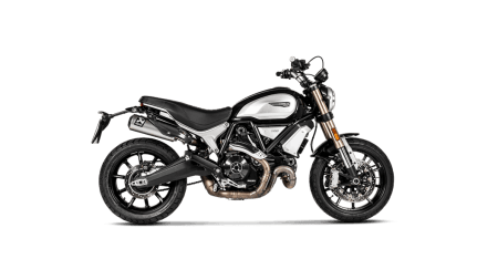 Akrapovic Slip-On Exhaust Ducati Scrambler 1100 2018-2021 - (MPN # S-D11SO4-HBFGT)