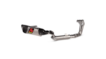 Akrapovic Homologated Racing Exhaust System for 2021+ Yamaha Tracer 9 / GT- (MPN # S-Y9R13-HAPT)
