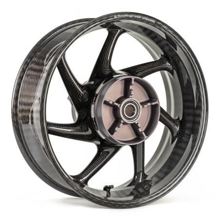 Thyssenkrupp Carbon - Style 1 Braided Carbon Fiber Wheels for 2015+ Yamaha YZF-R1 / YZF-R1M