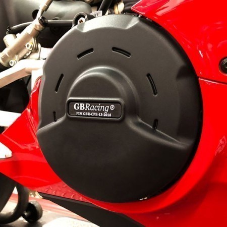 GB Racing Secondary Engine Cover Set Protection Slider Case for 2018+ Ducati Panigale V4/V4S
