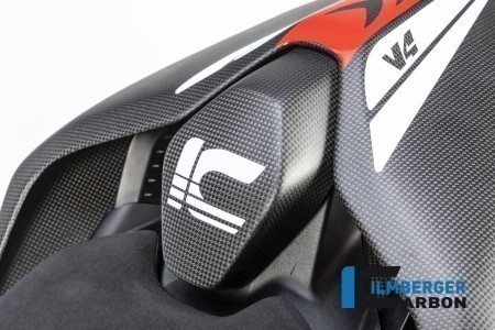 Ilmberger Carbon Racing Passenger Seat Cover for 2018+ Ducati Panigale V4 / V4S / V4R