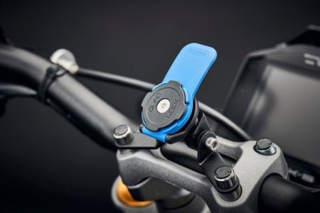 Evotech Performance Quad Lock Compatible Handlebar Clamp Sat Nav Mount for Triumph motorcycles