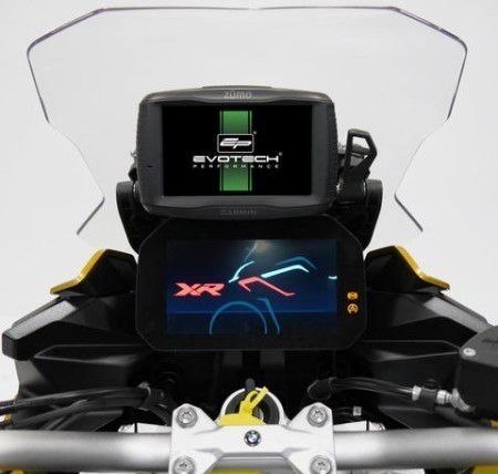 Evotech Performance Garmin Compatible Upper Clamp Sat Nav Mount for 2020+ BMW F900XR