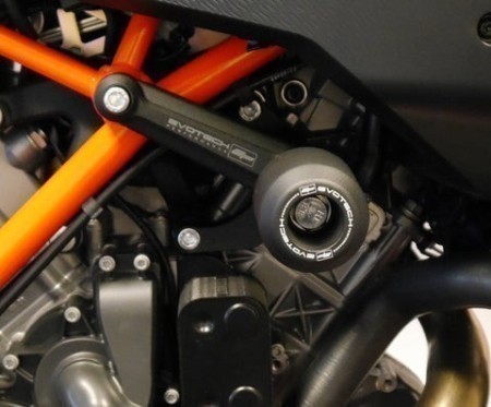 Evotech Performance Crash Protection Bobbins for 2016+ KTM 1290 Super Duke GT left up