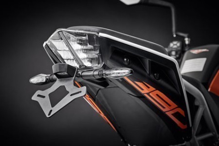 Evotech Performance Dynamic Tail Tidy for 2017+ KTM 390 Duke rear close