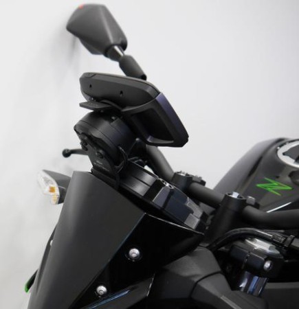 Evotech Performance TomTom Compatible Handlebar Clamp Sat Nav Mount for 2019+ Kawasaki Z400