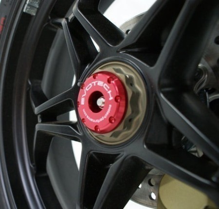 Evotech Performance Front and Rear Spindle Bobbins for MV Agusta Brutale 800 and Turismo Veloce 800