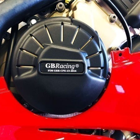 GB Racing Secondary Engine Cover Set Protection Slider Case for 2020+ Ducati Panigale V4R