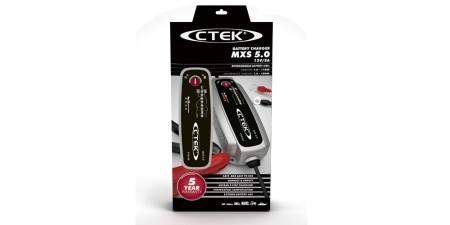 CTEK MXS 5.0 Battery Charger 4.3 Amp 12 volt
