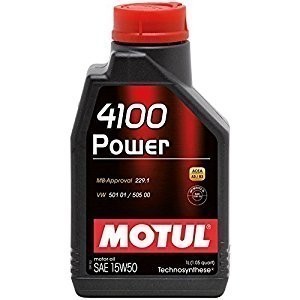 Motul 4100 POWER 15W50 Engine Oil (VW 505 00 501 01 - MB 229.1)