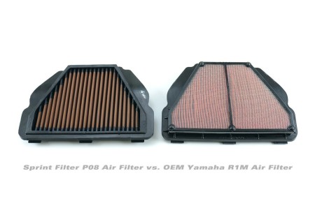 Sprint Filter P08 For YZF-R1/M (2015-21), YZF-R1S (2016-18), and MT-10 (2016-21)
