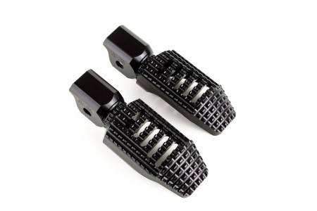 Gilles Tooling - Black California Driver Footpegs Set for Ducati Streetfighter 2009+ - (MPN # RGK...