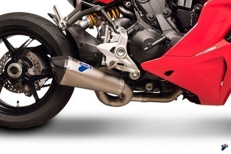 Termignoni Slip-On Exhaust for 2016-20 Ducati Supersport 939 close