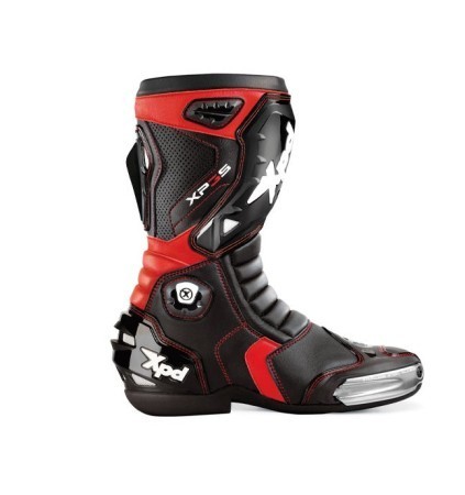 Spidi XPD XP3-S Motorcycle Riding Boots black/red