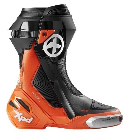 Spidi XPD XP9-R Motorcycle Track Day Riding Boots black/orange