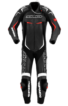 Spidi Track Wind Replica Evo Perforated Leather Suit black