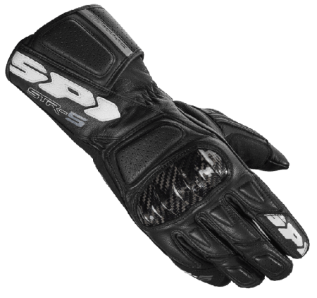Spidi STR-5 XPD Motorcycle Riding Leather Gloves black
