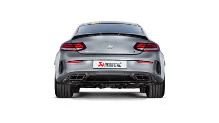 Akrapovic Evolution Line Cat Back (Titanium) w/ Carbon Tips (Req. Link Pipe) for 2016-18 AMG C63 Coupe