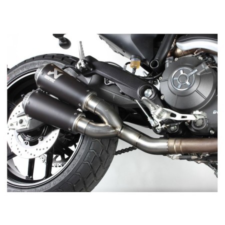 Akrapovic GP Slip-On Exhaust for Ducati Scrambler / Monster 797 / 797+ - (MPN # S-D8SO4-CUBTBL)