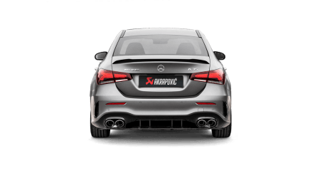 Akrapovic Slip-On Line (Titanium) w/Titanium Tips for 2019+ Mercedes-Benz A35 AMG Sedan (W177)