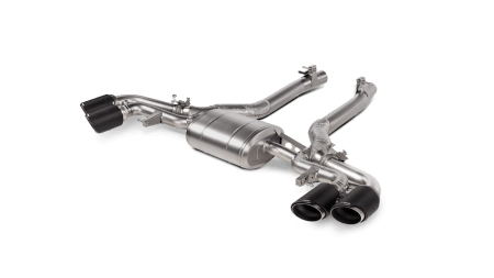 Akrapovic Slip-On Line (Titanium) w/Carbon Fiber Titanium Tips for 2020+ BMW X5M (F95)/X6M (F96)