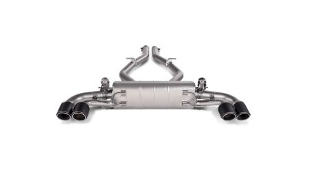 Akrapovic Slip-On Line (Titanium) w/Titanium/Carbon Fiber Tips for Alfa Romeo Giulia Quadrifoglio 2018-20