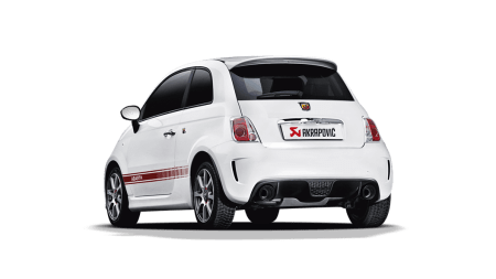 Akrapovic Slip-On Line (SS) (Req. Tips) for 2008-20 Fiat Abarth 500/595C/Turismo 1.4L (Excl US Models)