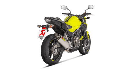 Akrapovic Slip-On Exhaust for Honda CBR500R / CB500F / CB500X 2016-2018 - (MPN # S-H5SO3-HRSS)