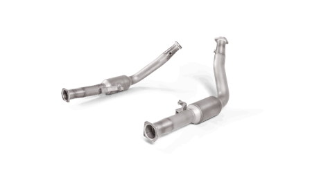 Akrapovic DownPipes w/ Cats (SS) for 2015-17 Mercedes Benz G63 AMG (W463)