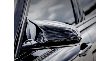 Akrapovic Carbon Fiber Mirror Cap Set - High Gloss for BMW M3 (F80) 2014-18