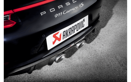 Akrapovic Rear Carbon Fiber Diffuser - Matte Porsche 911 Carrera S/4/4S/GTS (991.2) 2016-19