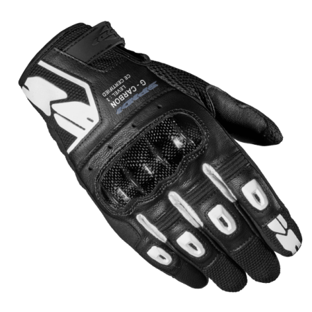 Spidi G-CARBON Motorcycle Riding Leather Gloves black