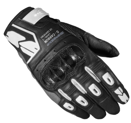 Spidi G-CARBON Motorcycle Riding Leather Gloves 20