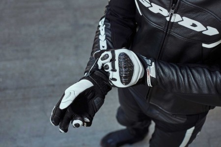 Spidi CARBO 4 Coupe' Motorcycle Riding Leather Gloves 2