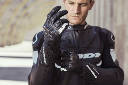 Spidi CARBO 5 Motorcycle Riding Leather Gloves 10