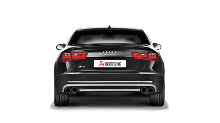 Akrapovic 13-17 Audi S6 Avant/Limousine (C7) Evolution Line Cat Back (Titanium) w/ Carbon Tips