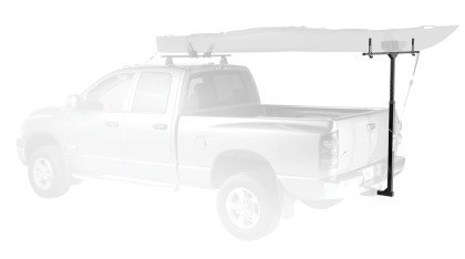 Thule Goalpost Hitch-Mounted Rooftop Kayak/Canoe/SUP Carrier for Pick-up Trucks - Black