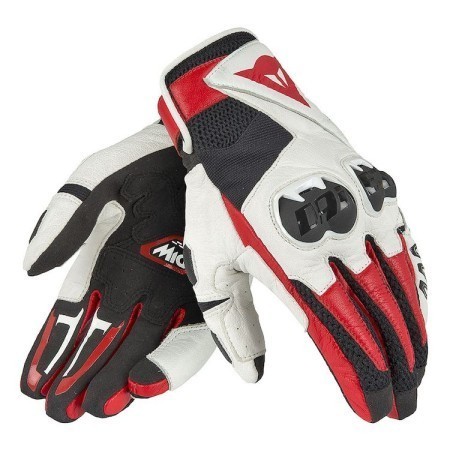 Dainese MIG C2 UNISEX Motorcycle Riding Gloves Red/White