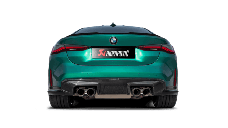 Akrapovic Slip-On (Titanium) with Carbon Tips for 2021+ BMW M3/M4 (G80/G82)