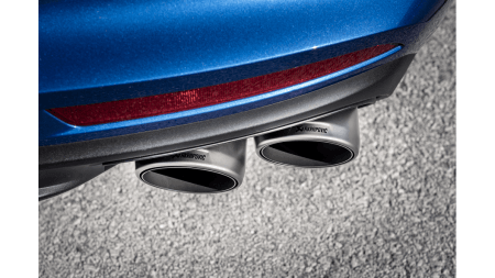 Akrapovic Tail Pipe Set (Titanium) for 2017-20 Porsche Panamera Turbo / S / GTS