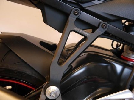 Evotech Performance Exhaust Hanger and Footrest Blanking Plates for 2017-20 BMW S1000R