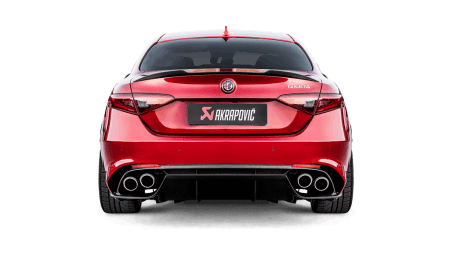 Akrapovic Evolution Line Cat Back (Titanium) for 2016-20 Alfa Romeo Giulia Quadrifoglio