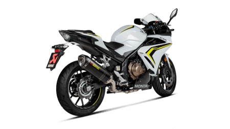 Akrapovic Slip-On Exhaust Honda CBR500R / CB500F / CB500X 2019-2021 - (MPN # S-H5SO4-HRC/1)