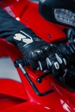 Spidi G-CARBON Motorcycle Riding Leather Gloves 9
