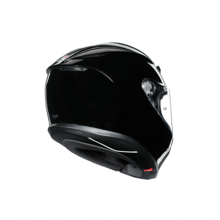 AGV K6 S DOT (ECE 2206) Solid Black Helmet rear side