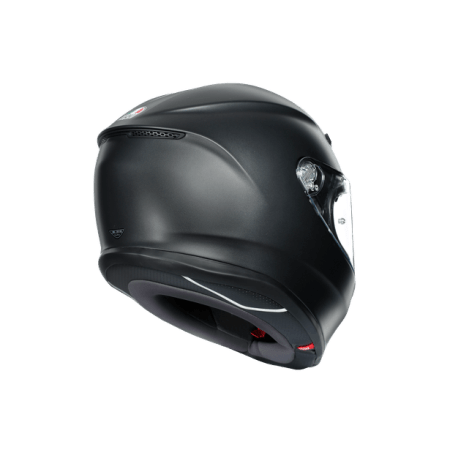 AGV K6 S DOT (ECE) 2206 Solid Matte Black Helmet rear up