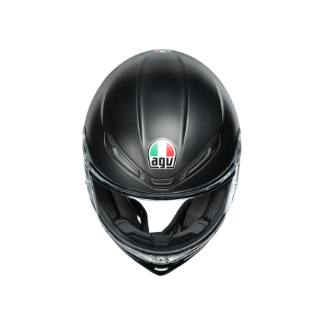 AGV K6 S DOT (ECE) 2206 Solid Matte Black Helmet top
