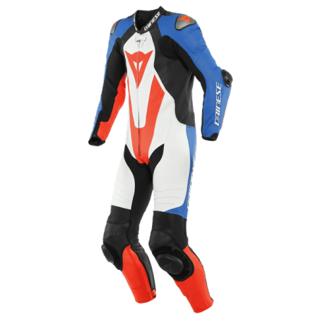 Dainese Laguna Seca 5 Perforated Leather Racing Suit Blue/White/Red