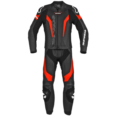 Spidi Laser Touring Leather Suit Black/Red